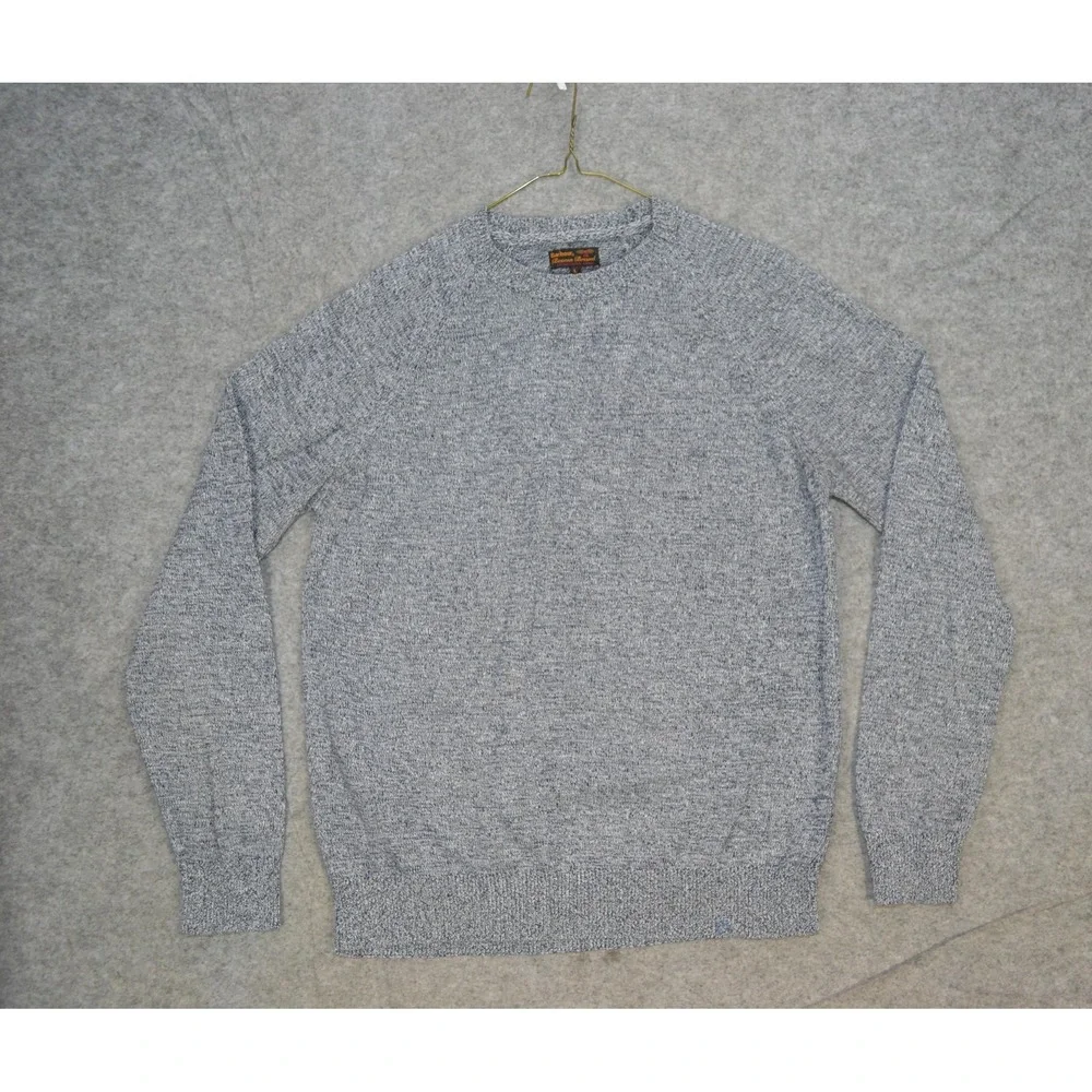 Barbour Beacon Brand Sweater Mens Large Blue Cotton Crewneck‎ Knit Pullover